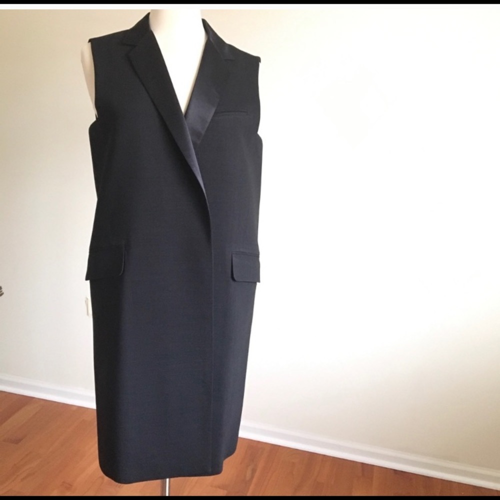 Lafayette 148 New York Black Vest